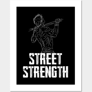 Street Workout Athlete Posters and Art